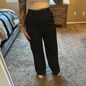 Wide legged trousers